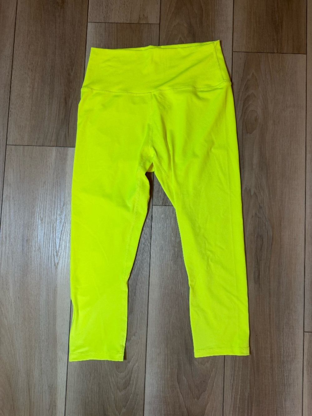 💛 ZYIA Active Neon Yellow Crop Leggings ⚡️